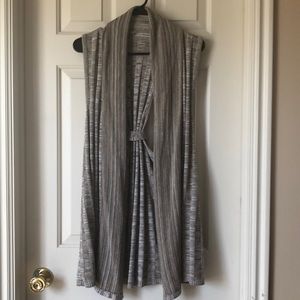Long Draped Vest